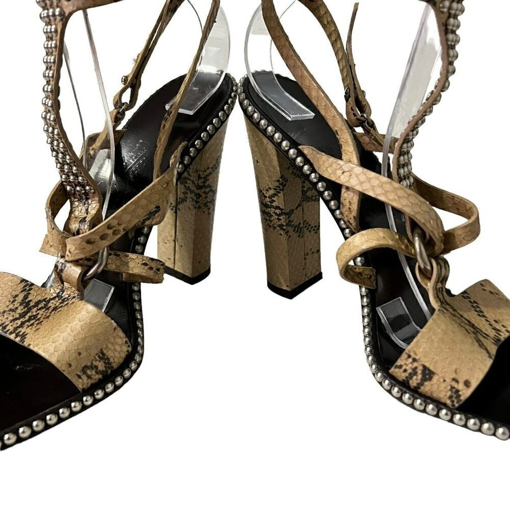 Salvatore Ferragamo Python Snakeprint Sandals Siz… - image 4